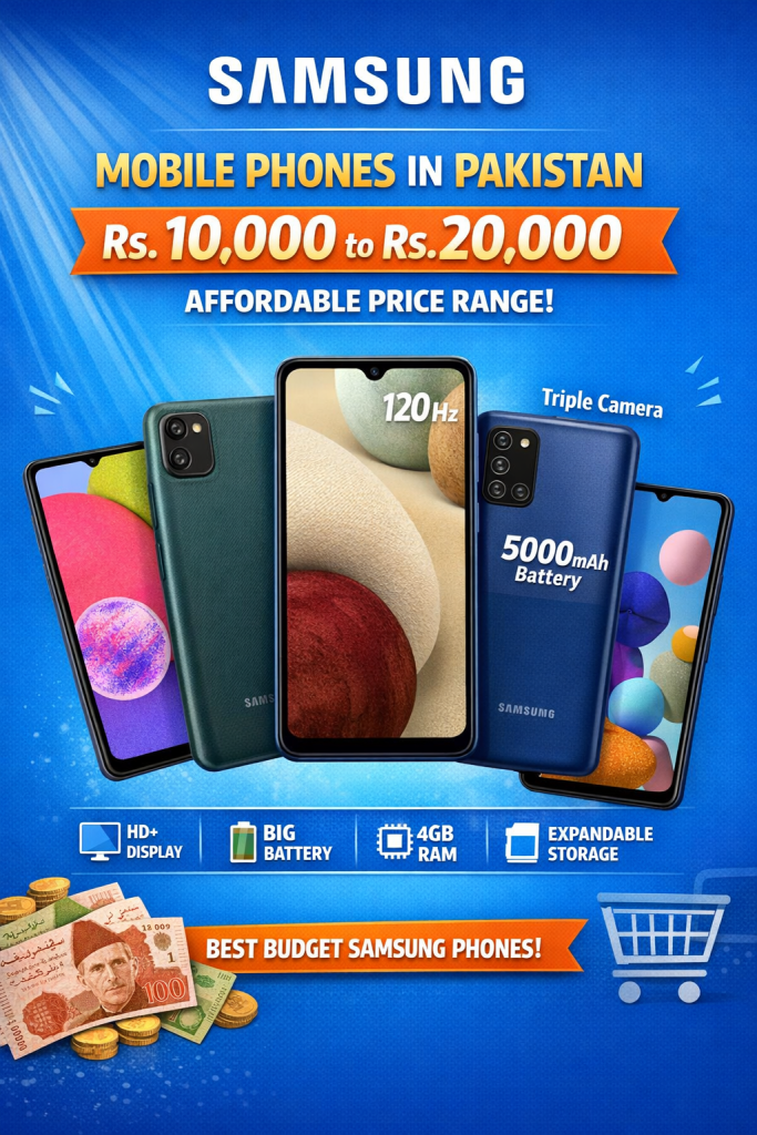 samsung mobile price in pakistan 10000 to 20,000