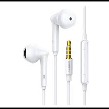 White Wired Earphones